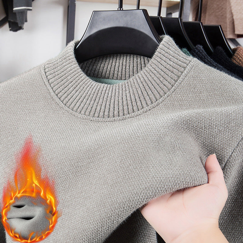 Men's Round Neck Thickened Sweater
