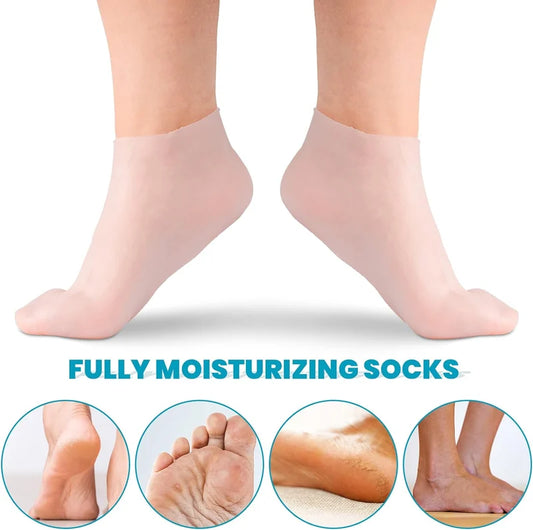 (Hydratačná maska na nohy) Exfoliačné silikónové ponožky