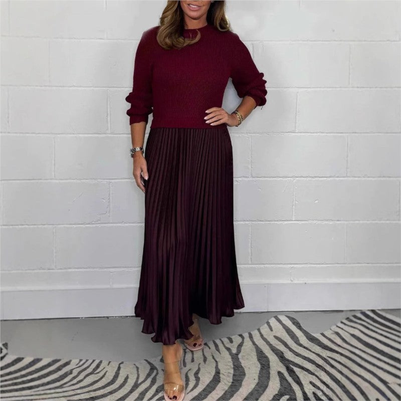 🔥Rochie elegantă și la modă pentru femei, cu pliuri-3