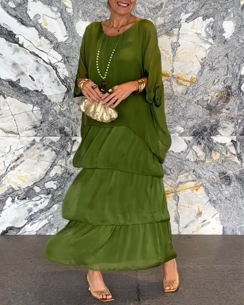 👗 Rochie lejeră cu un fler artistic-6
