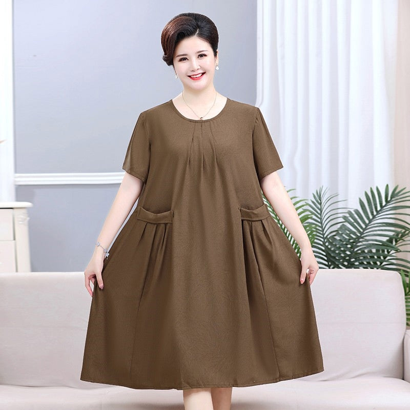 Noua rochie versatilă de slăbire cu 2 buzunare-6