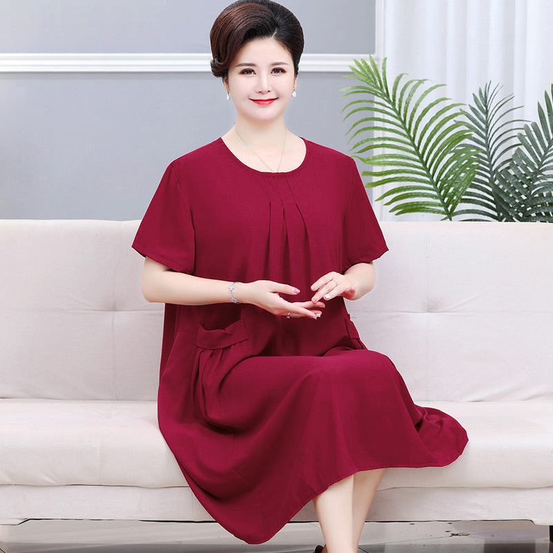 Noua rochie versatilă de slăbire cu 2 buzunare-3
