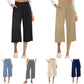 💫 Pantaloni lungi de zi din in pentru femei