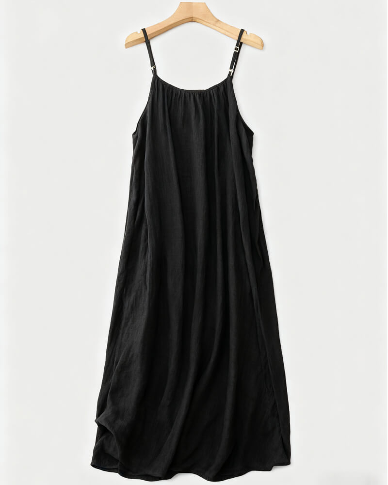 ✨Rochie simplă, fără mâneci, cu spate decupat, pentru femei💕-10