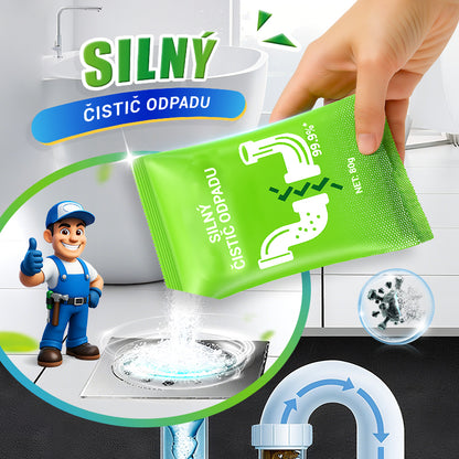 Výkonný prášok na bagrovanie potrubí