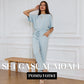 💕 Set de top și pantaloni casual pentru femei-6