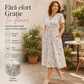 👗 Rochie pentru femei cu decolteu în V, imprimeu floral și talie răsucită