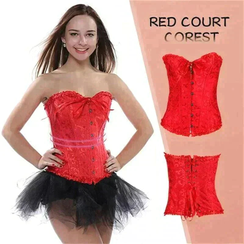 Corset de dantelă pentru femeia sexy-10