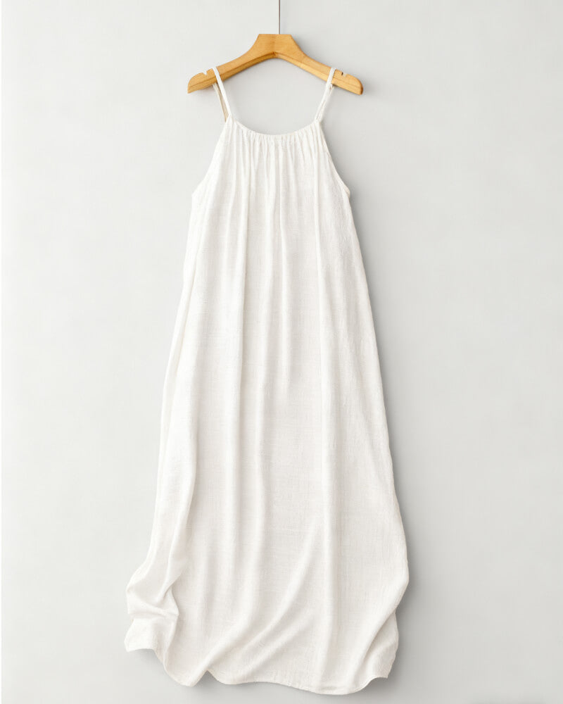 ✨Rochie simplă, fără mâneci, cu spate decupat, pentru femei💕-6