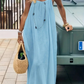 ✨Rochie simplă, fără mâneci, cu spate decupat, pentru femei💕-3