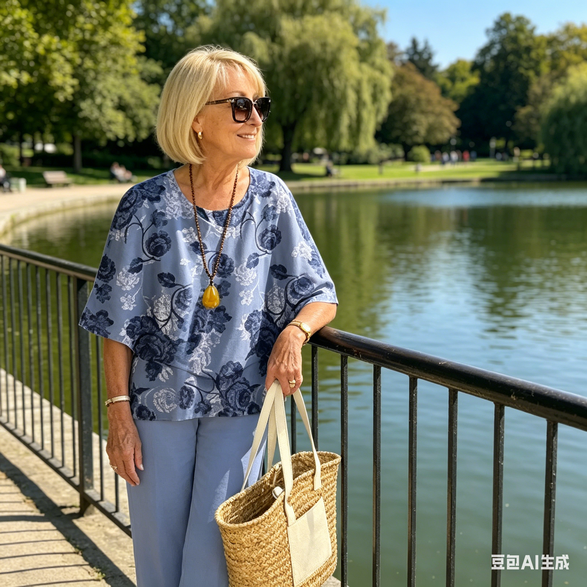 👚 Set Casual Femei: Top cu Gât Rotund & Pantaloni 🌿-4