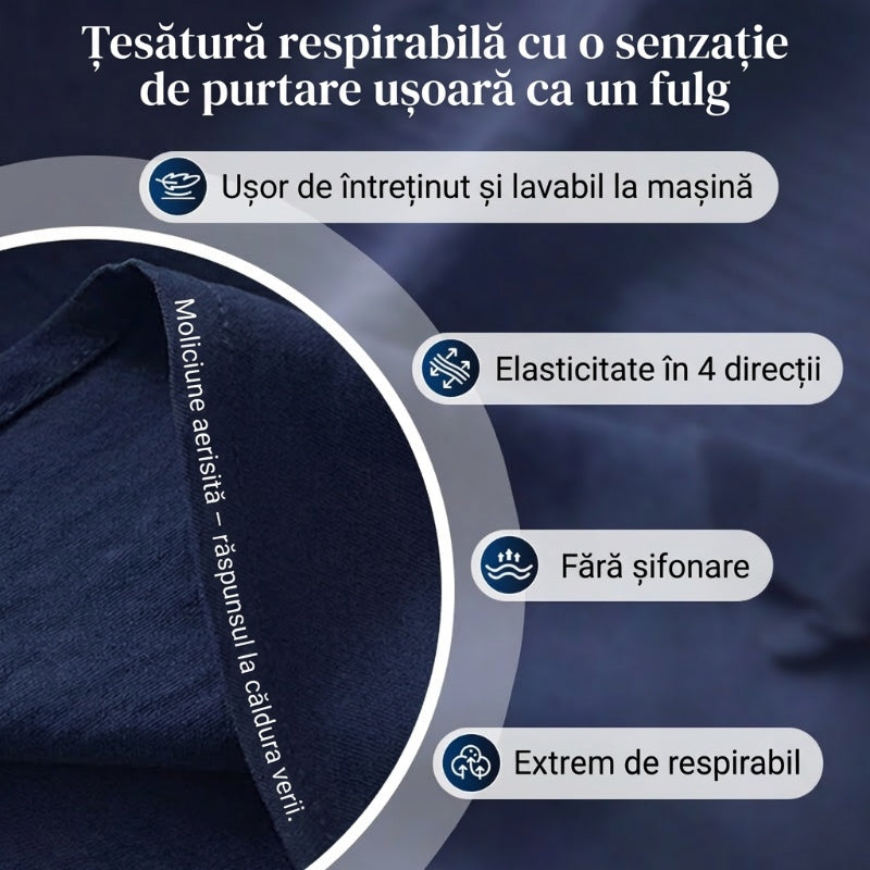 🌸Bluză elegantă, lejeră, cu mâneci scurte, în culori uni-6