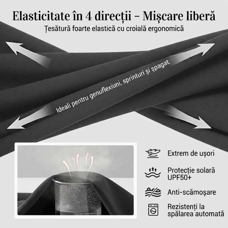 💪 Șorturi sportive elastice pentru bărbați, din material cu uscare rapidă-6