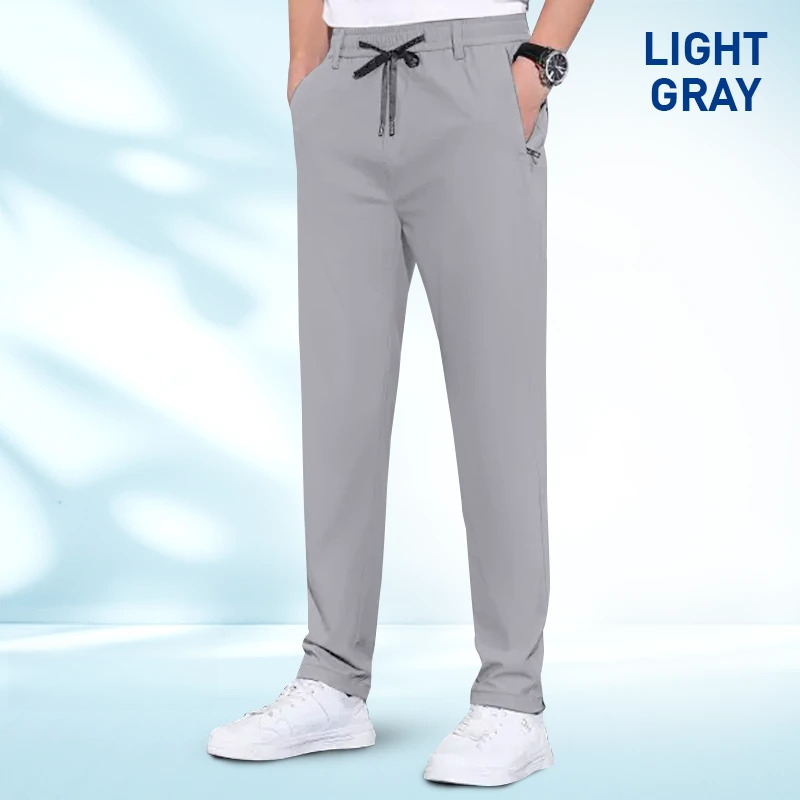 💖Pantaloni casual elastici pentru bărbați, confortabili și respirabili-7