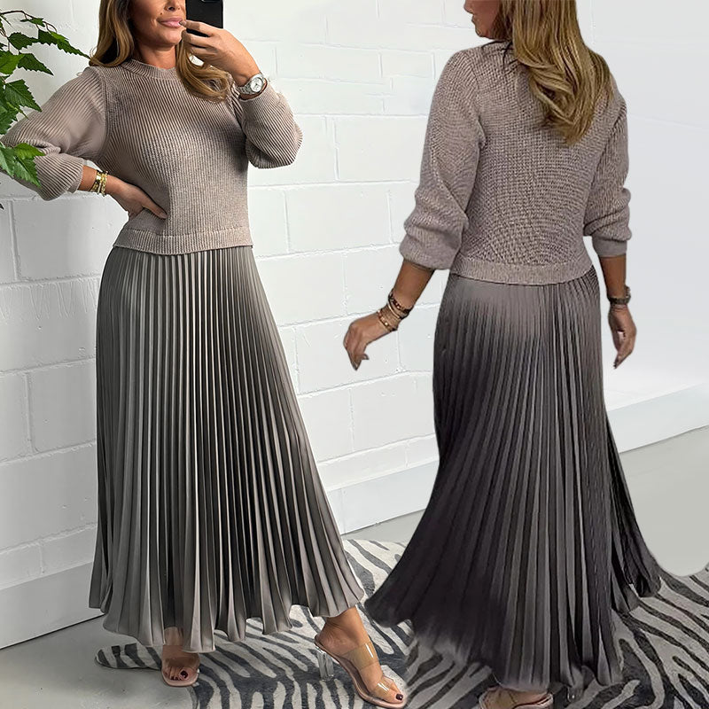 🔥Rochie elegantă și la modă pentru femei, cu pliuri-7