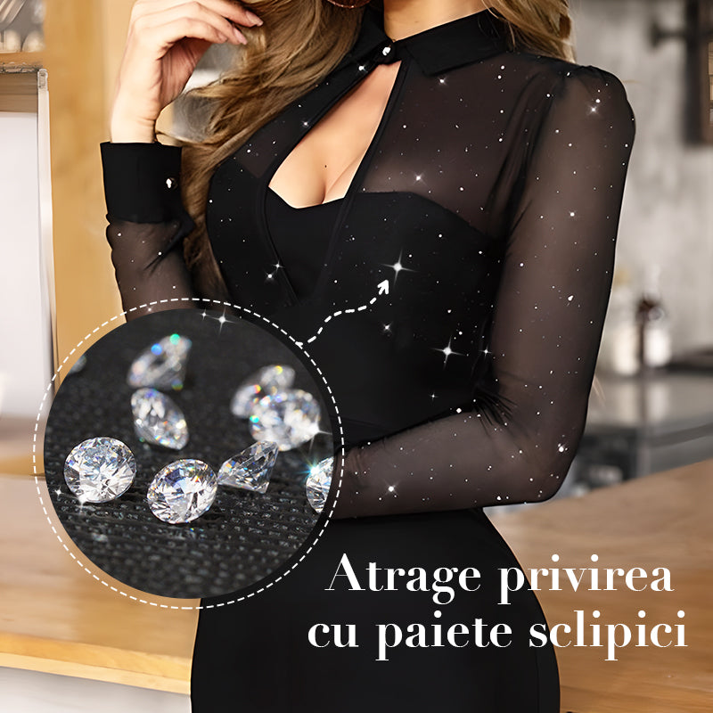 Rochie Sexy Bodycon cu Decupaje-2