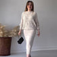 📦Livrare gratuită📦Set tricot Openwork cu mânecă lungă și rochie fără mâneci-9