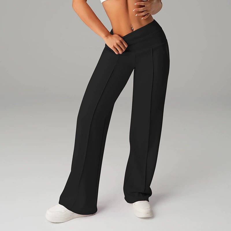 💗ULTIMA ZI DE REDUCERI 50% REDUCERE⚡50.000+ VÂNDUTE💕Pantaloni drepți largi, simpli, pentru femei-13