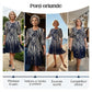 Rochie vaporoasă cu imprimeu zebră pentru femei-6