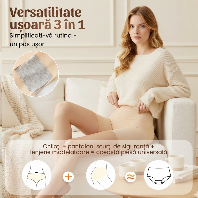 🧊Lenjerie ultra-subțire, răcoroasă pentru modelarea abdomenului-4