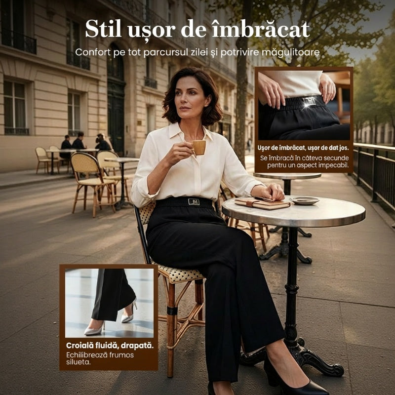 🏆ULTIMA ZI DE REDUCERI 60% REDUCERE!!💝Pantaloni elastici cu talie înaltă și croială perfectă👖-3