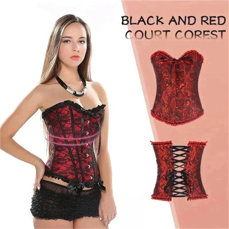 Corset de dantelă pentru femeia sexy-9