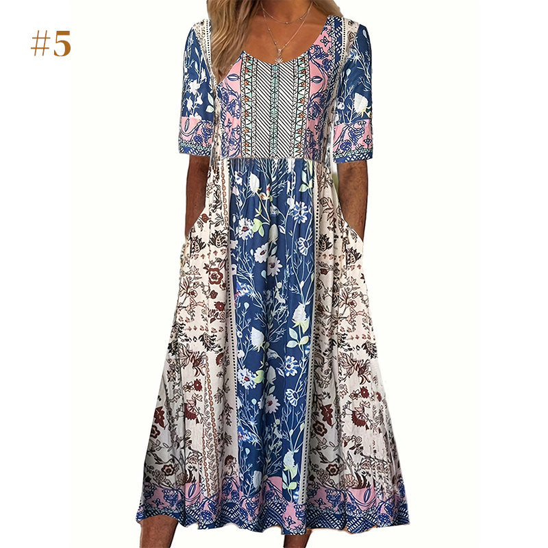 🌞 Rochii de vară cu imprimeu boho-9