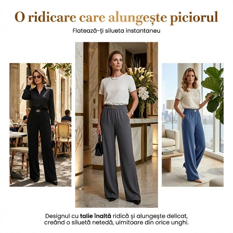 🏆ULTIMA ZI DE REDUCERI 60% REDUCERE!!💝Pantaloni elastici cu talie înaltă și croială perfectă👖-10