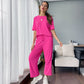 💕 Set de top și pantaloni casual pentru femei-7