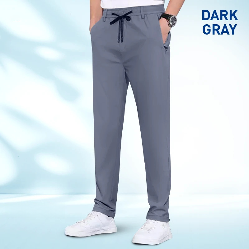 💖Pantaloni casual elastici pentru bărbați, confortabili și respirabili-8