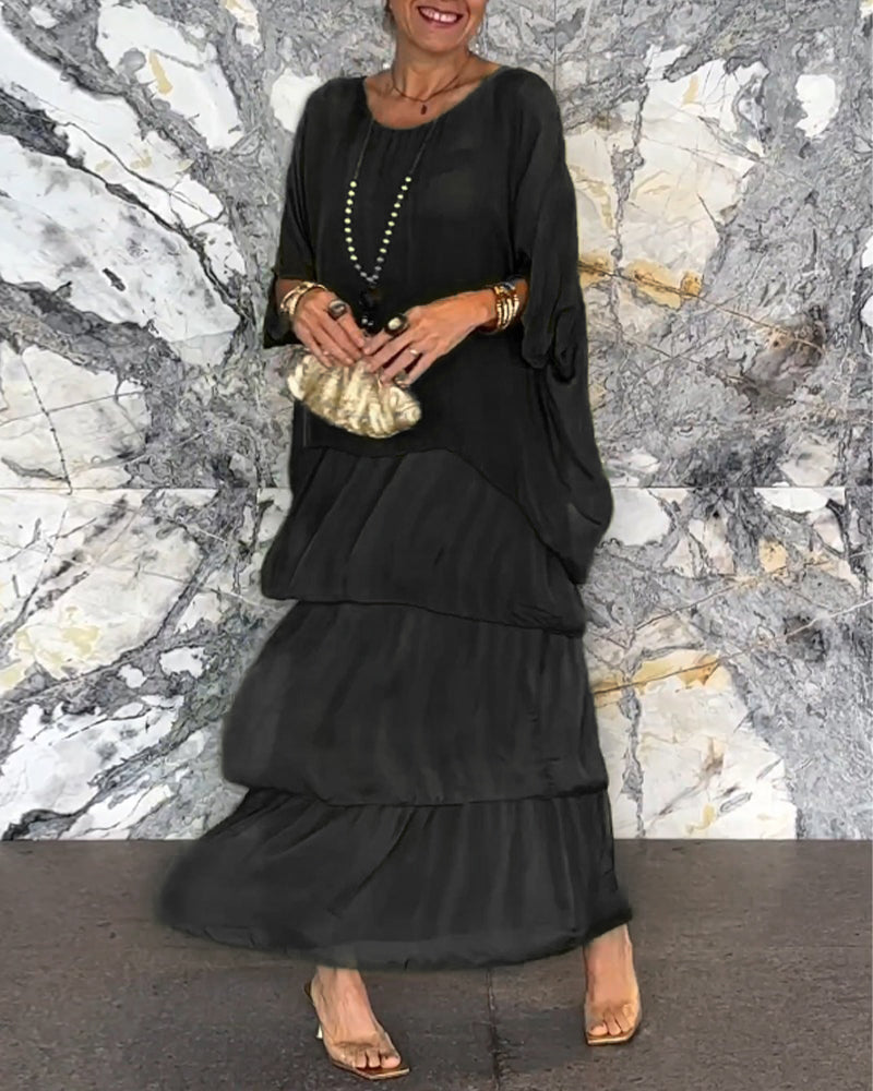 👗 Rochie lejeră cu un fler artistic-1