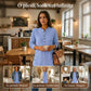 🎉 Bluză Henley din catifea pentru femei – elegantă, moale și versatilă 🧥📦-1