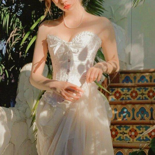 Corset de dantelă pentru femeia sexy-13