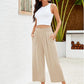 💫 Pantaloni lungi de zi din in pentru femei