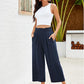 💫 Pantaloni lungi de zi din in pentru femei