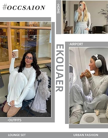 📢📢65 %  OFF !! ⏰2026 Women's Casual Wear Long-Sleeved Loose-Fit Trouser Set 👚