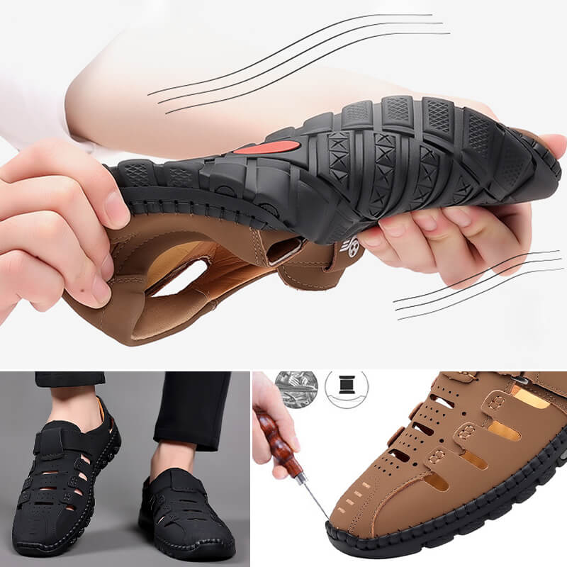🔥Sandale din piele la modă👞-5