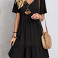 😍【S-3XL】👗Rochie lungă casual cu mânecă scurtă