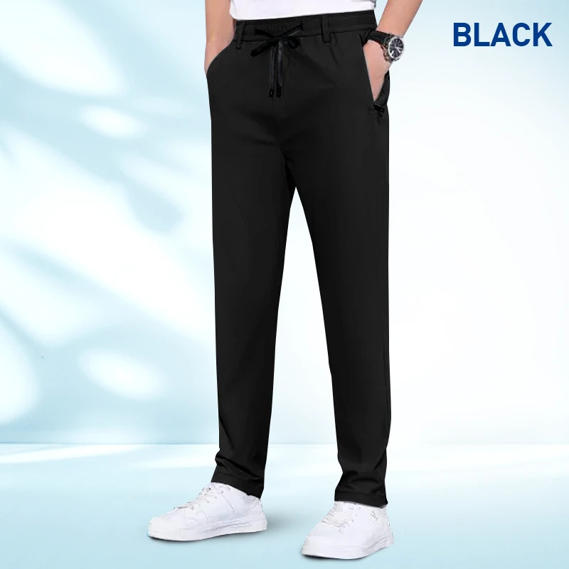 💖Pantaloni casual elastici pentru bărbați, confortabili și respirabili-9