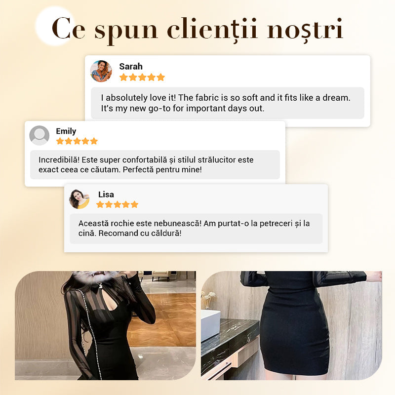 Rochie Sexy Bodycon cu Decupaje-6