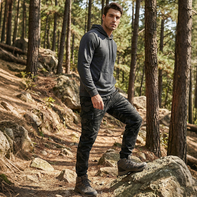 🛠️ 👖 Pantaloni de lucru tactici durabili - multe buzunare funcționale, perfecți pentru munca în aer liber 🌲-3