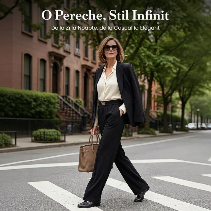 🏆ULTIMA ZI DE REDUCERI 60% REDUCERE!!💝Pantaloni elastici cu talie înaltă și croială perfectă👖-9