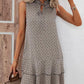 🎉 💃 Damenkleid mit Schleife und geometrischem Muster