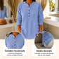 🎉 Bluză Henley din catifea pentru femei – elegantă, moale și versatilă 🧥📦-3