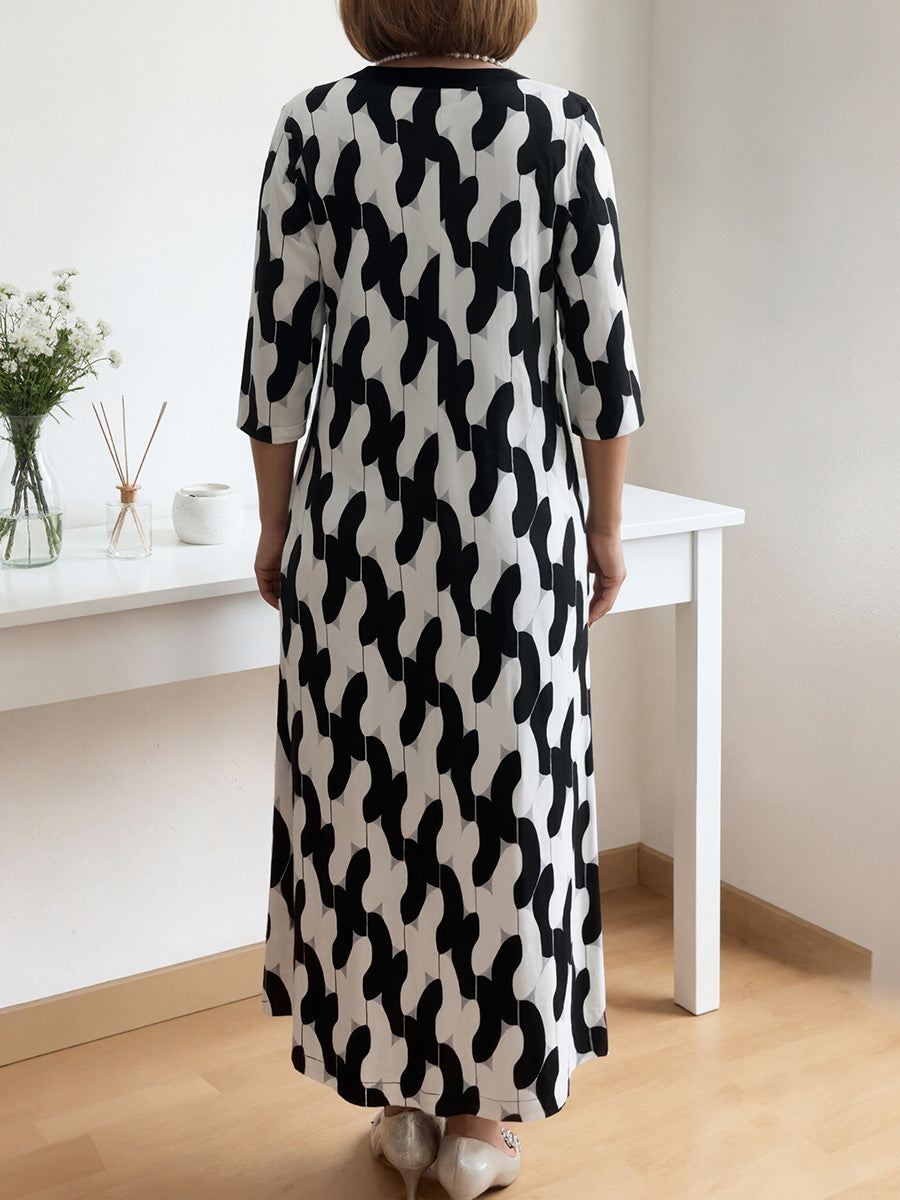 🔥 Rochie lungă, elegantă și lejeră-6