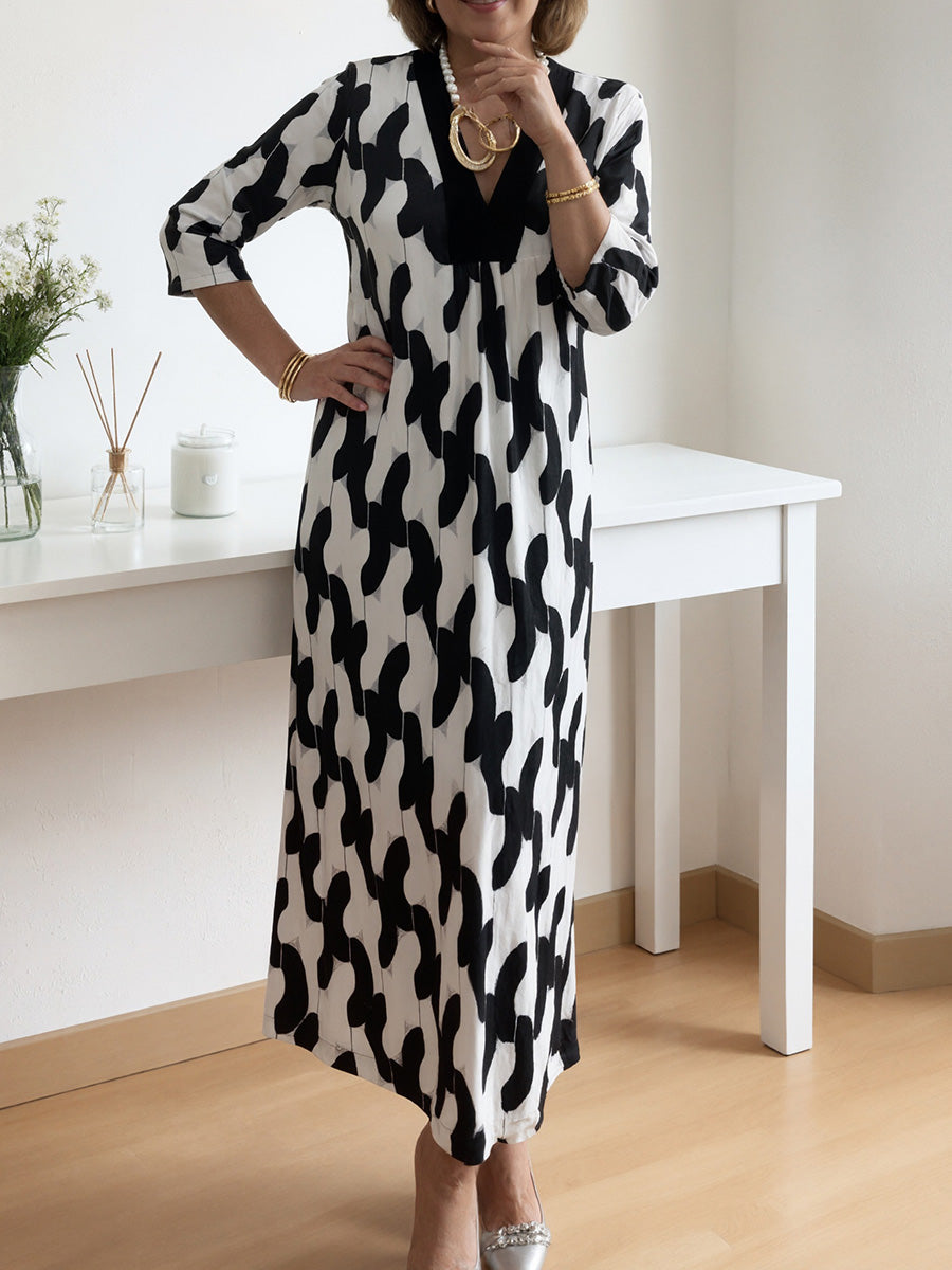 🔥 Rochie lungă, elegantă și lejeră-5