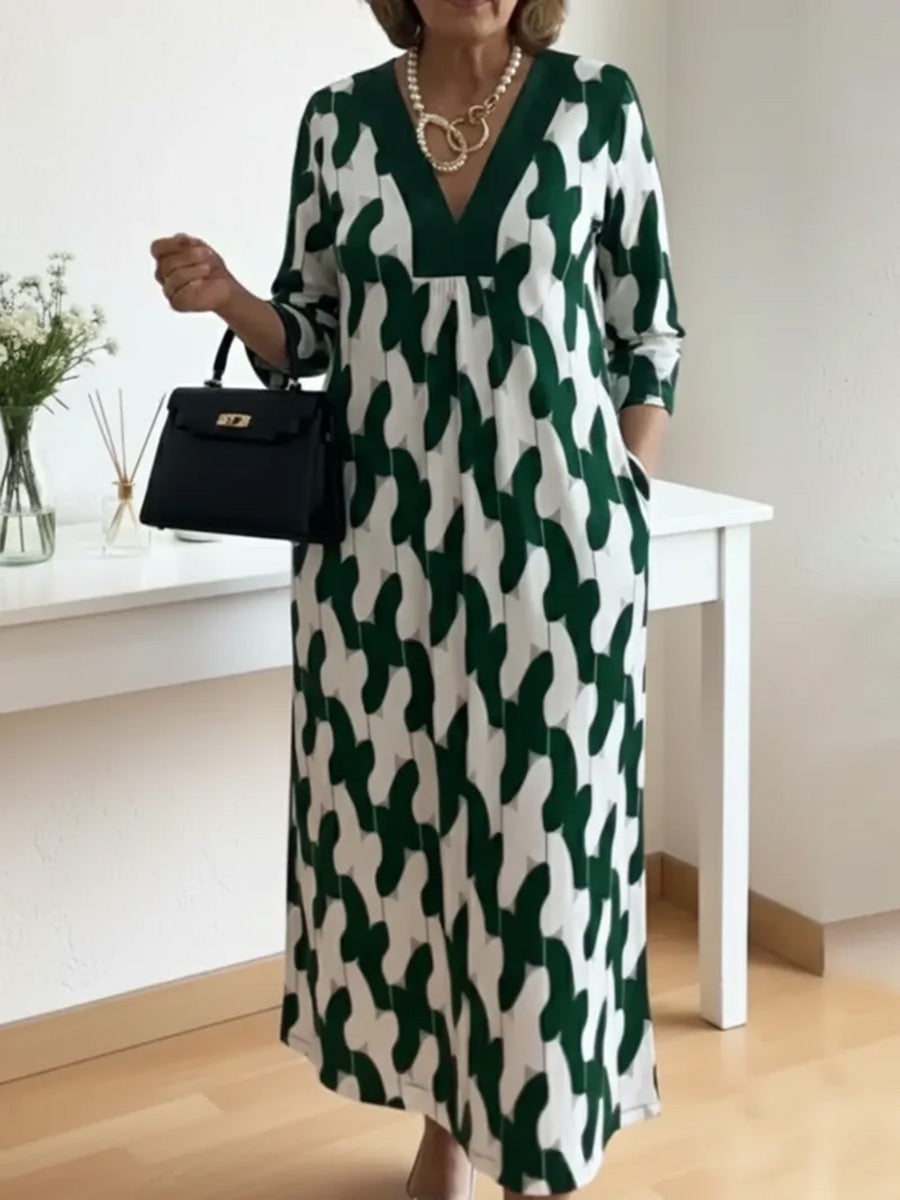 🔥 Rochie lungă, elegantă și lejeră-1