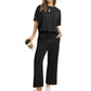 💕 Set de top și pantaloni casual pentru femei-2