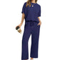 💕 Set de top și pantaloni casual pentru femei-3