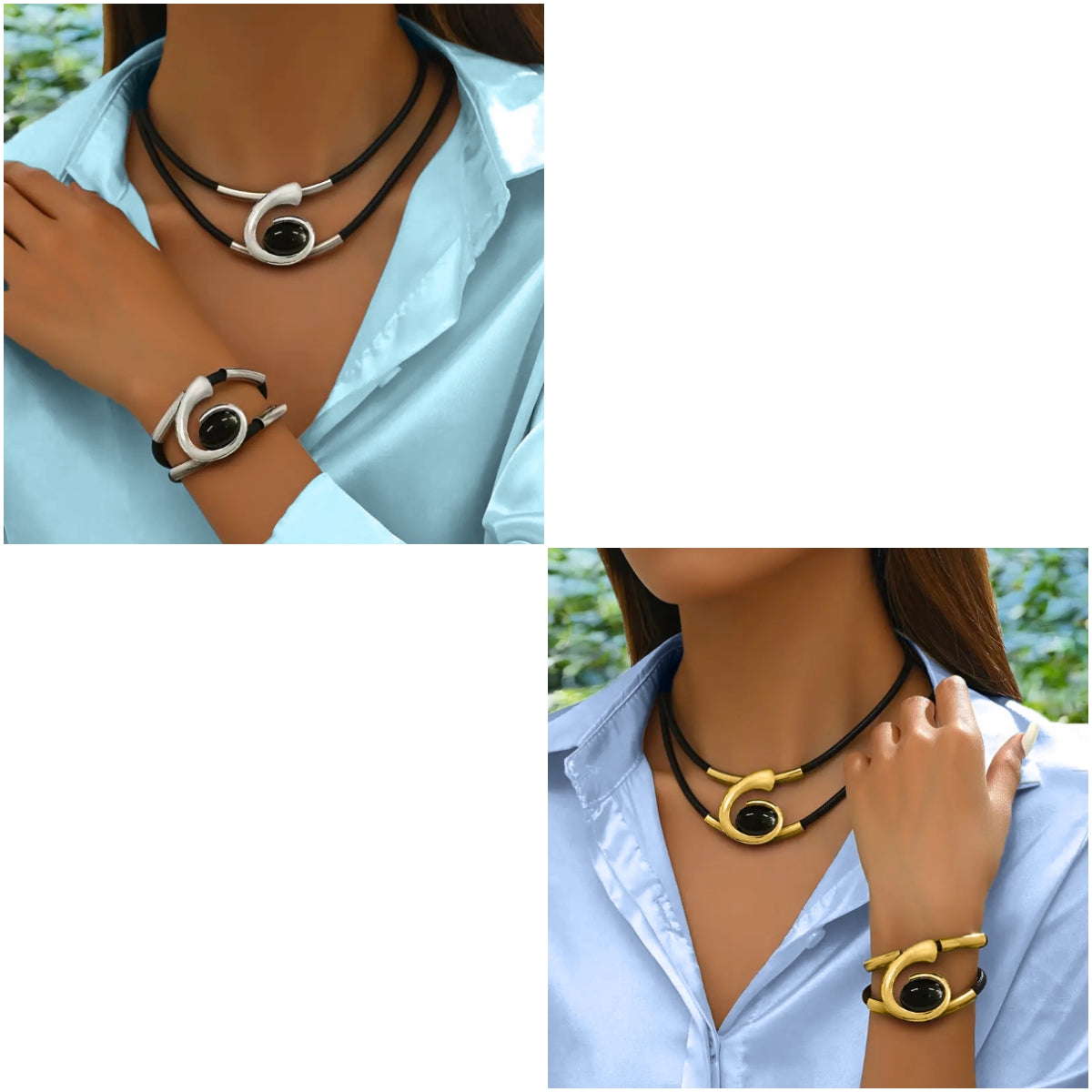 ❣️Cumpără 1 și primești 1 gratis❣️Set colier și brățară Vintage Boho-9